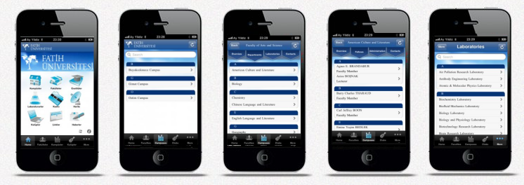 Üniversite iPhone Uygulaması