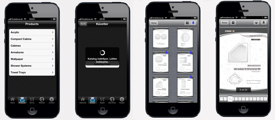 ZIMMER - Ürün Kataloğu iPhone ve iPad uygulaması